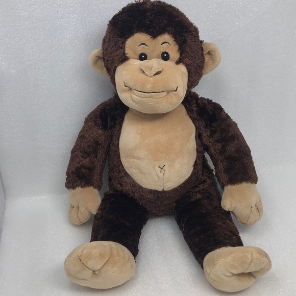 Build A Bear Smiley Monkey Stuffed Animal Toy - Picture 2 of 11